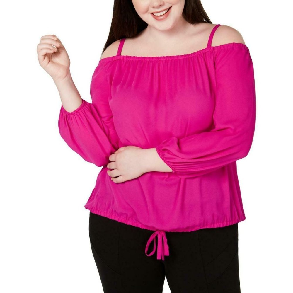 INC Off The Shoulder Blouse Plus Size 2X Brand NWT